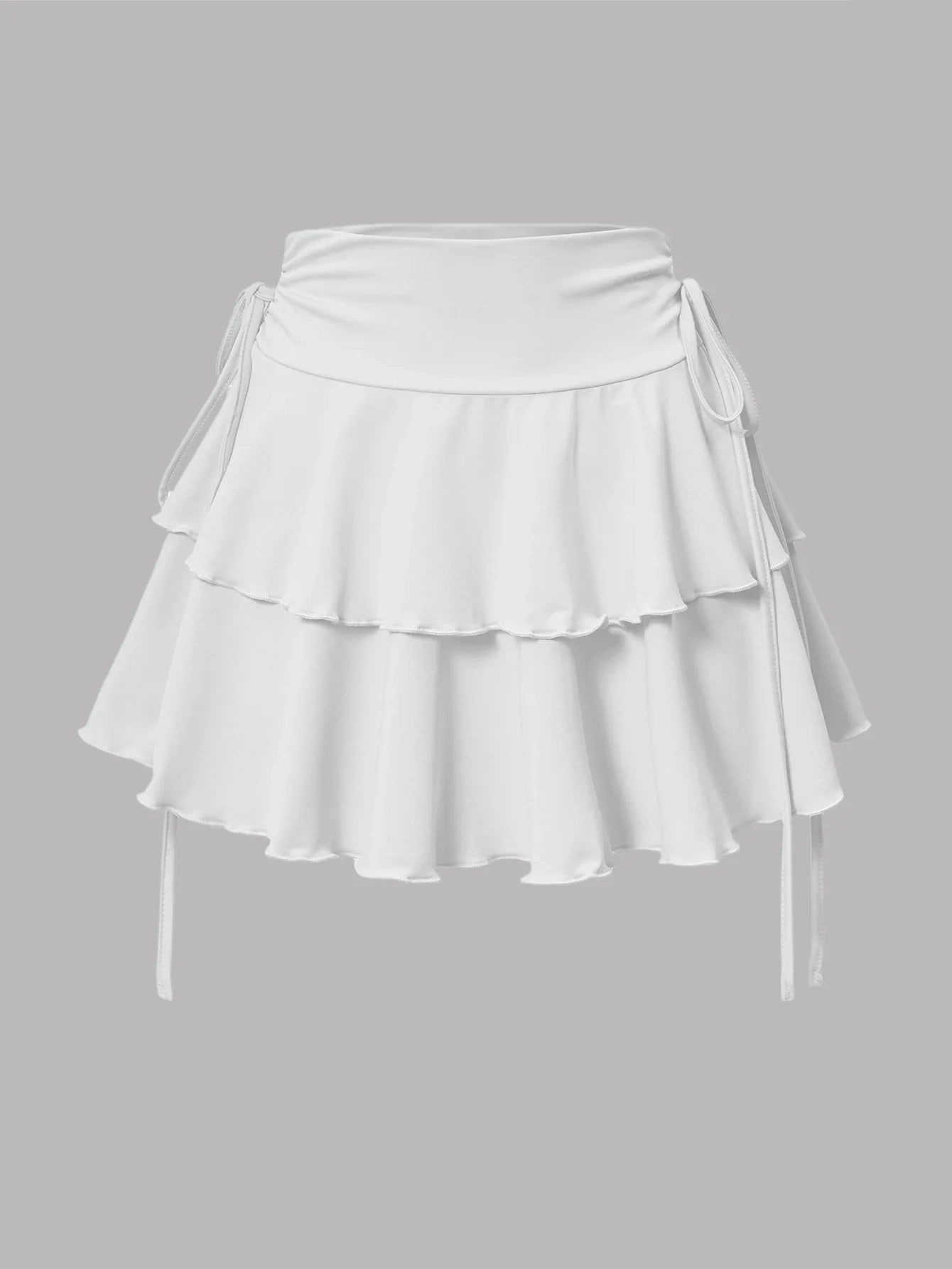 New Solid Color Skirt Women Summer Fashion Outdoor Versatile High Waist Slim Fit Elastic Waist Short Skirt Goods In Stock