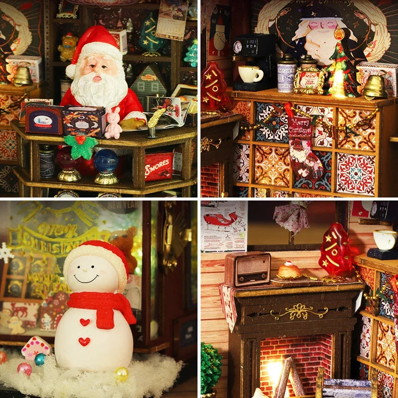 New DIY Christmas Wonderland Miniature Kit - Handcrafted 3D Book Nook Model, Creative Christmas & Black Friday Gift Idea