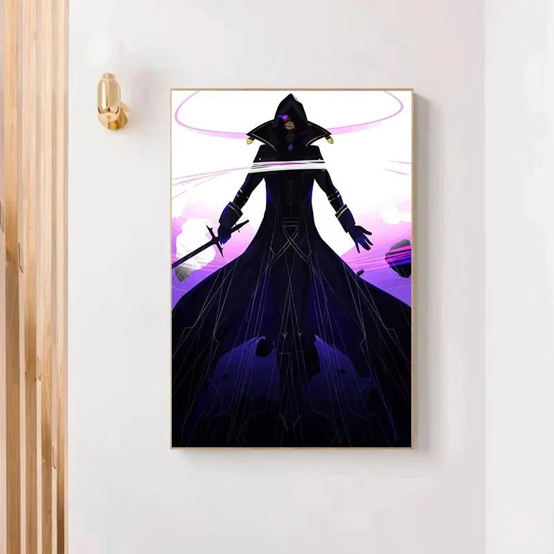 The Eminence in Shadow Anime Covers Poster Canvas Printing Japanese Anime Wall Art Decor I AM ATOMIC Animation Gaming Room Decor