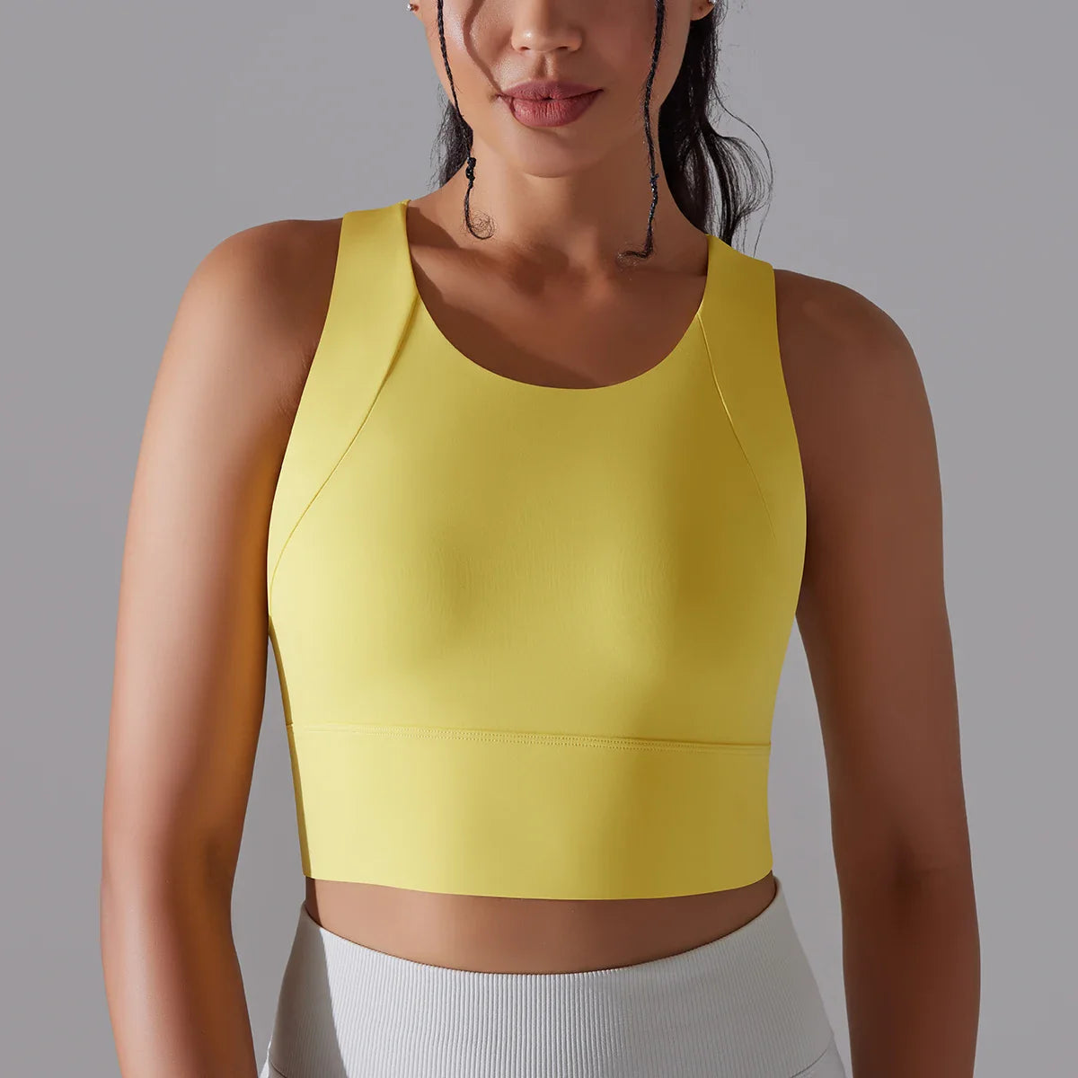 Nylon Sexy Women's Sports Bra Top Women Tight Elastic Gym Sport Yoga Bras Crop Top Yoga Clothes Stretch Women Sports Underwear