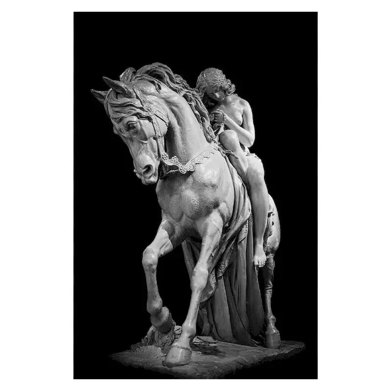 Nordic Simple Wall Art Black Ancient Greek Gods Sculpture David Statue Canvas Print Poster Home Living Room Bedroom Decoration