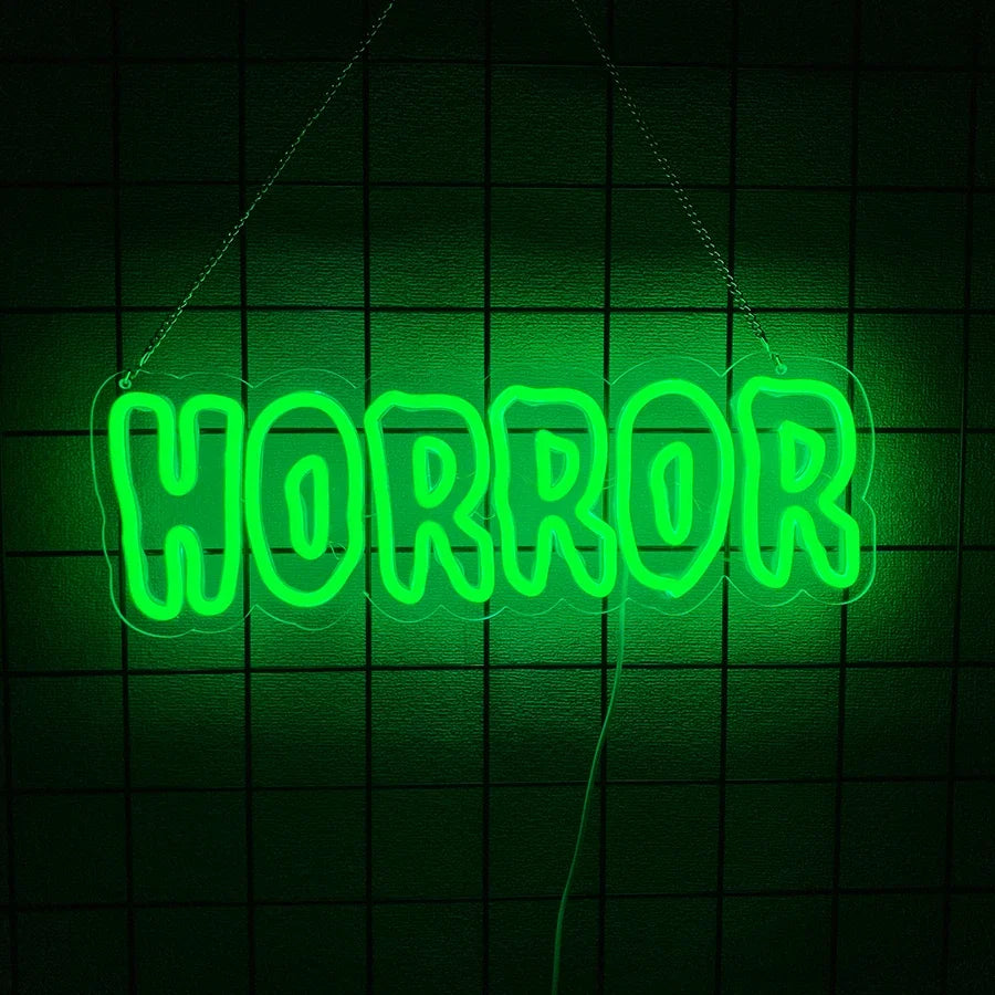 Halloween Theme Neon Signs, Led Letter Icons, Used For Room, Horror Cinema, Haunted House Adventure, Bar, Club Wall Decor.