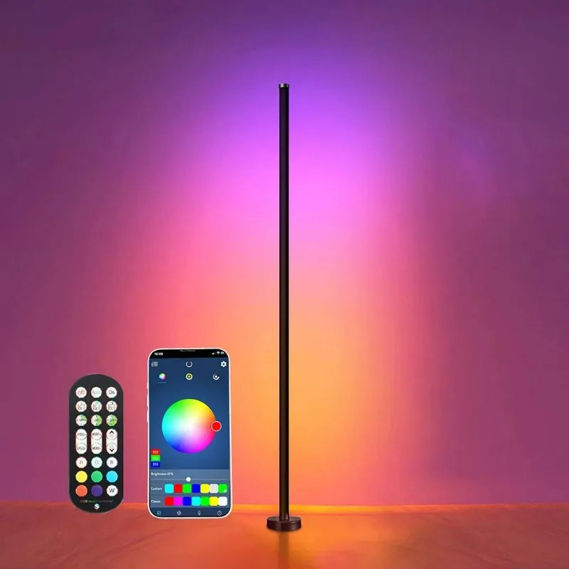 LED Atmosphere Lamp Floor Lamp RGB Remote Control and APP Control Music Synchronization Lighting Esports Game Mood Table Lamp