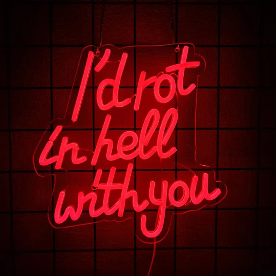 Halloween Theme Neon Signs, Led Letter Icons, Used For Room, Horror Cinema, Haunted House Adventure, Bar, Club Wall Decor.