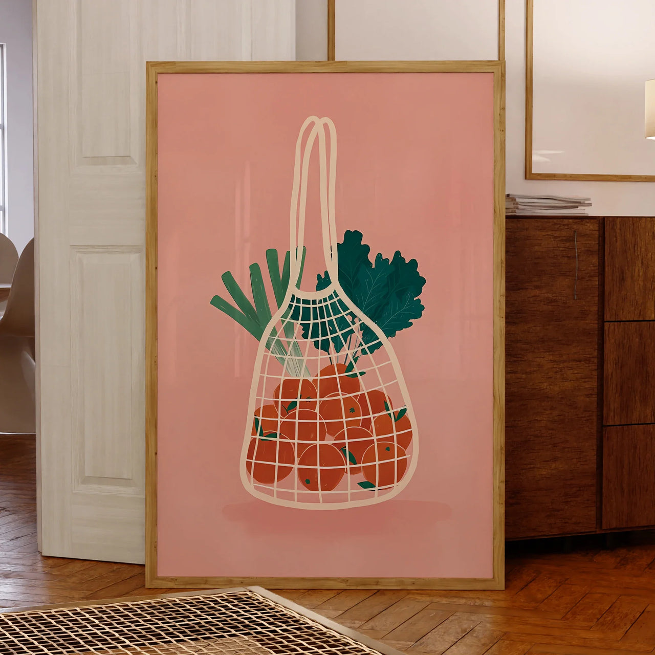 Modern Fruits And Vegetables Wall Art Printmaking Canvas Painting Poster Picture Living Room Bedroom Waterproof Home Decoration