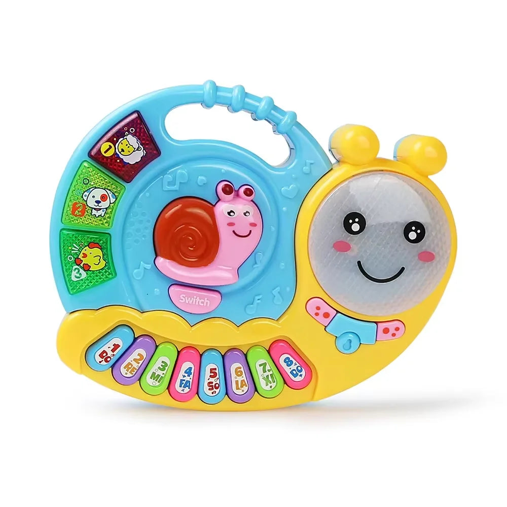 Baby Musical Toy with Animal Sound Kids Piano Keyboard Electric Flashing Music Instrument Early Educational Toys for Children