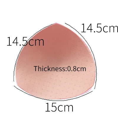 1pair Sponge Inserts In Bra Padded for Swimsuit Breast Push Up Fill Brassiere Breast Patch Pads Women Intimates Accessories