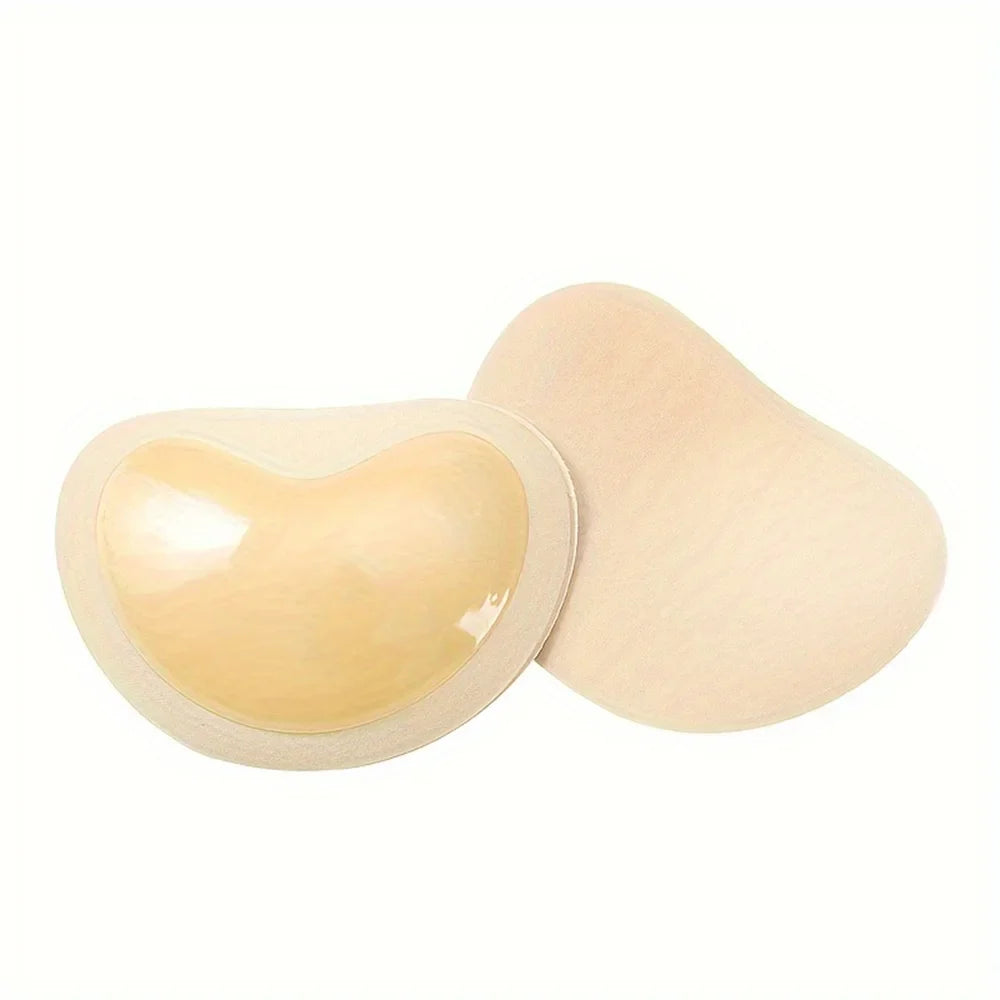 Push Up Reusable Bra Insert Pads, Stick-on Soft Chest Enhancer Pads, Sponge Breast Lift Pads Swimsuit Bikini Cup Enhancer