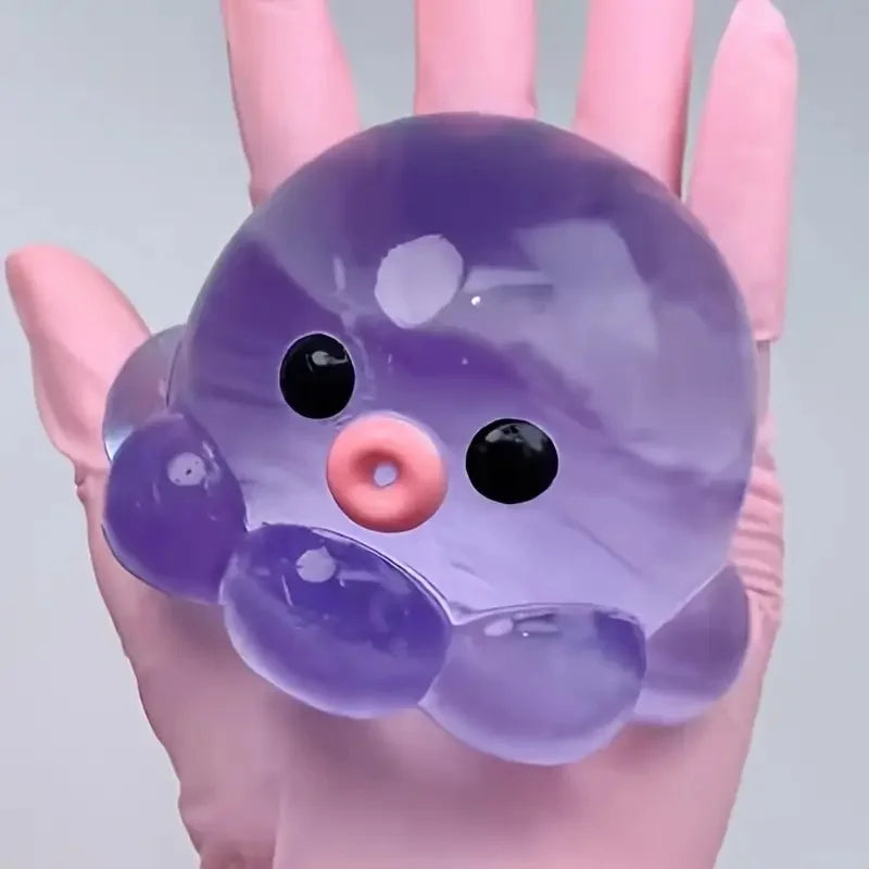 Homemade Bubble Octopus Squeeze Toy for Relax Fun Party & Birthday Gift Slow Rebound TPR Material Interactive Sensory Game Toys