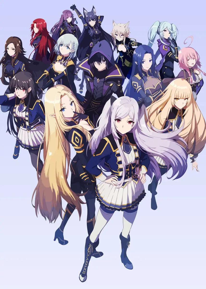 The Eminence in Shadow Anime Covers Poster Canvas Printing Japanese Anime Wall Art Decor I AM ATOMIC Animation Gaming Room Decor