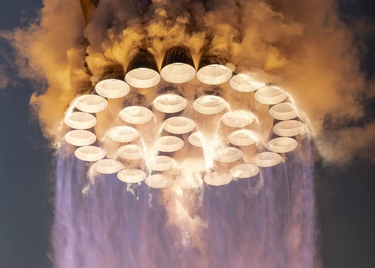Real Photos of Spacex Starship Prints Canvas Poster Aviation Technology Wall Art Decor Rocket Art Photos Wall Art Decoration