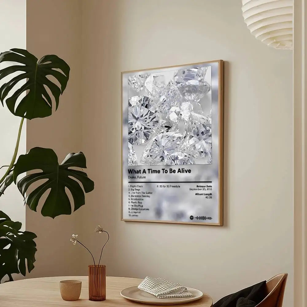 Singer Drake Some Sexy Songs 4 U Hot Album Poster HD Art Sticky Wall Waterproof Home Living Room Bar Decoration