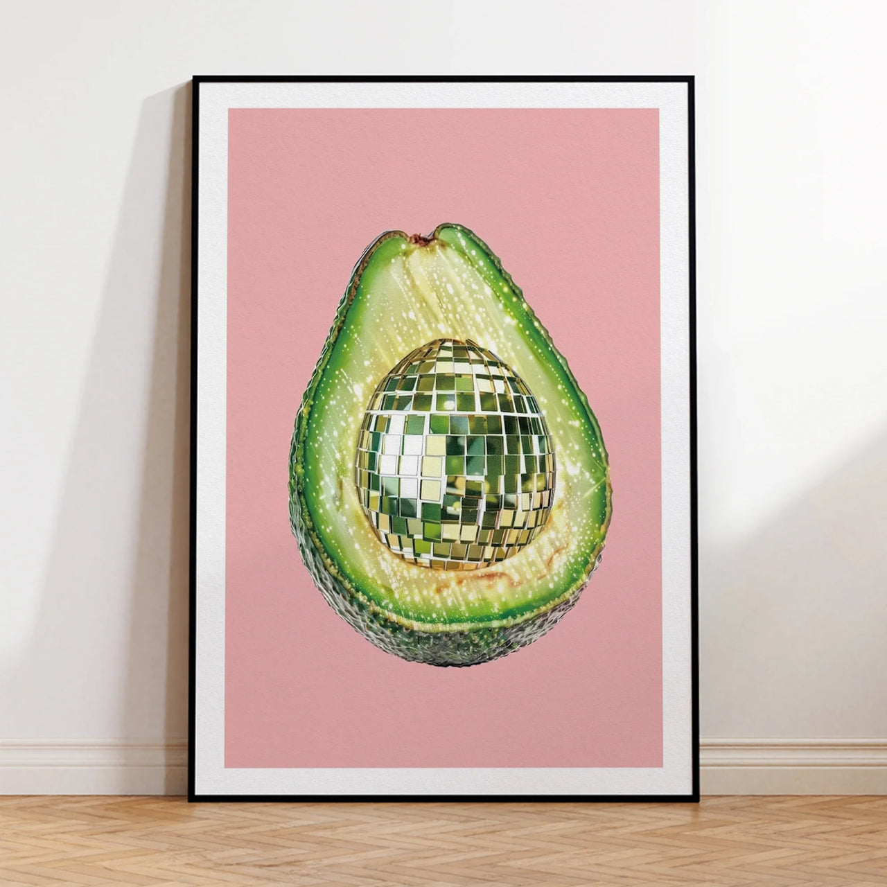 Disco Ball Avocado Wall Art Prints Canvas Painting Poster Picture For Living   Kids BedRoom Home Decor