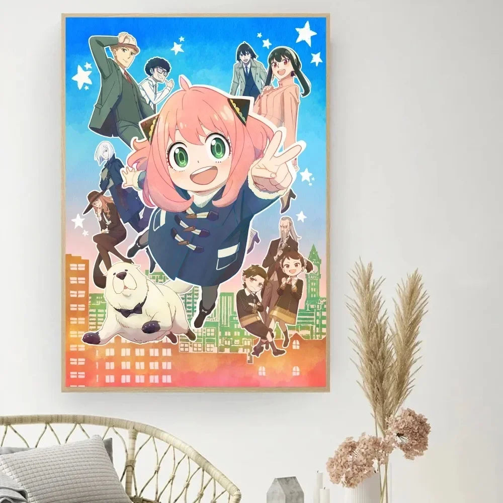 Classic Retro Wall Art, Anime 
