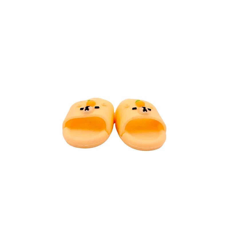 For Labubu Doll Clothes Swimsuit Cute Shark Slippers 15-17Cm Plush Doll Glasses Straw Hat,For labubu Accessories Holiday Gifts