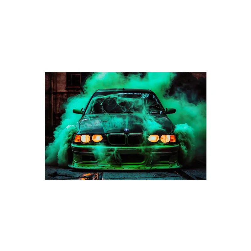 Luxury Racing Car Graffiti E30 Sports Car, Wall Art, HD Canvas Printing Poster, Home, Living Room, Room Decor Supplies