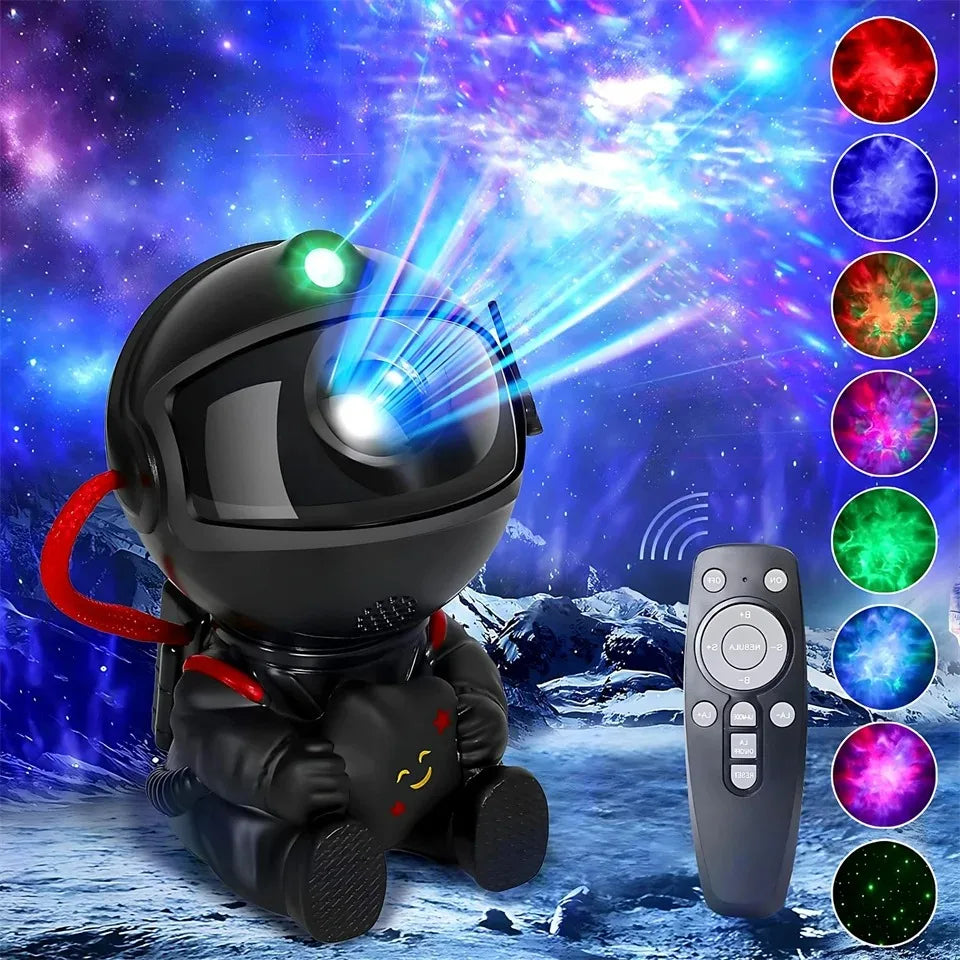 Star Projector Galaxy Night Light Astronaut Space Projector Starry Nebula Ceiling LED Lamp for Bedroom Home Decorative Kids Gift