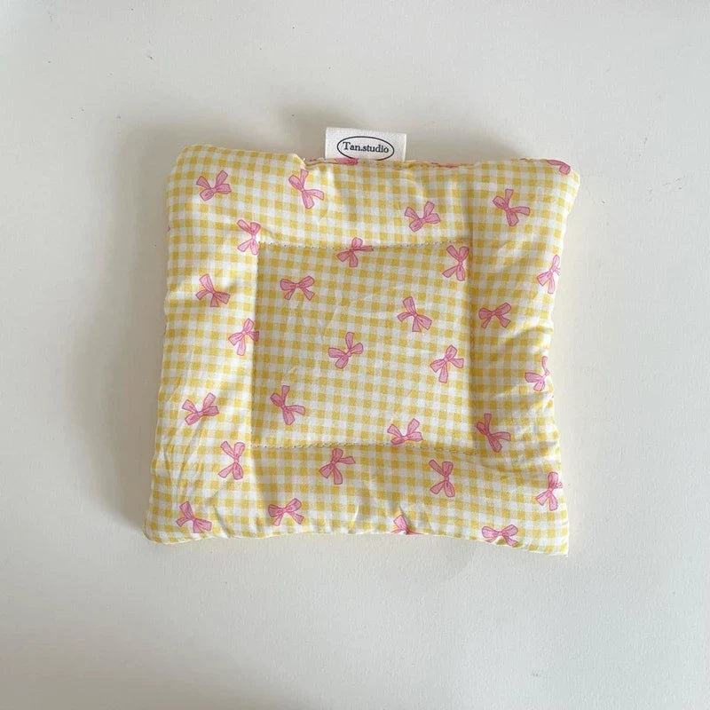 Coaster Fresh Pastoral Style Cotton Coaster Cloth Insulation Pad Table Mat Placemat Home Decoration Kitchen Accessories