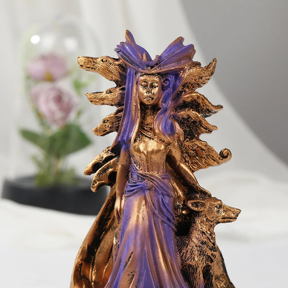 Decorative busts of Greece, statue of Artemis, statue of Roman goddess, statue for sketching practice aesthetics