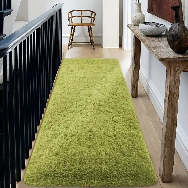 VIKAMA Comfortable Plush Carpet, Super Soft And Fluffy Bedroom Bedside Rug, Corridor And Hallway Floor Mat, Home Decoration