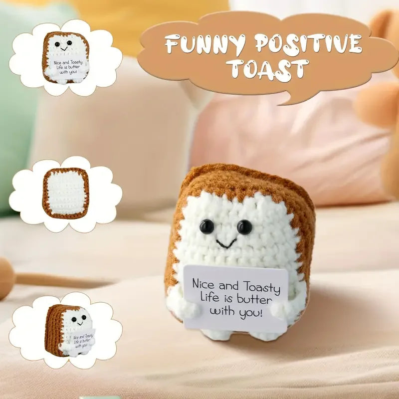 Cheerful Positive Toast Doll: 2.56
