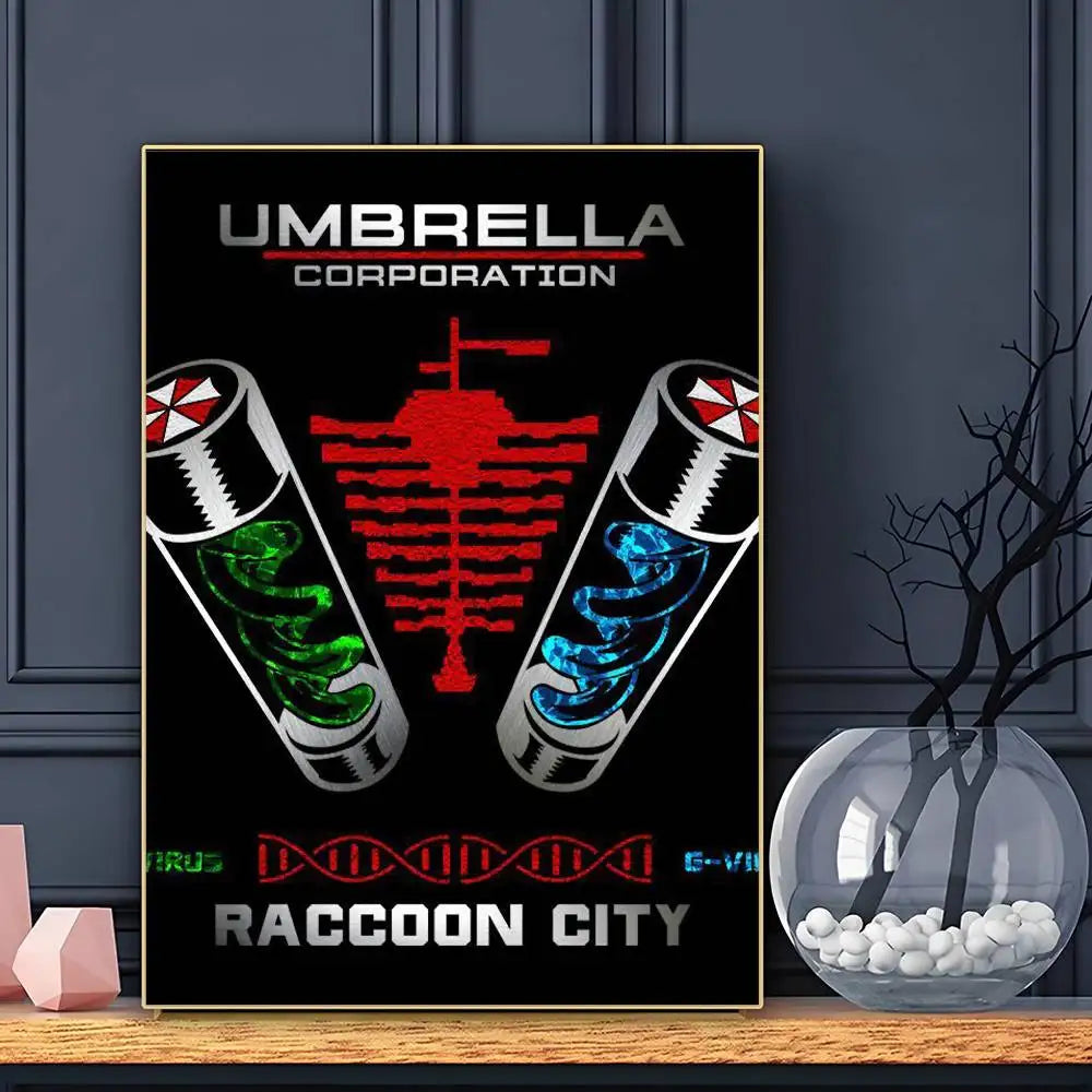 R-RESIDENT Game E-EVILs Poster HD Art Sticky Wall Waterproof Home Living Room Bar Decoration