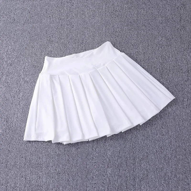Women's Quick Dry Pleated Tennis Skirts Mid Waisted Cute Athletic Workout Running Sports Golf Skorts