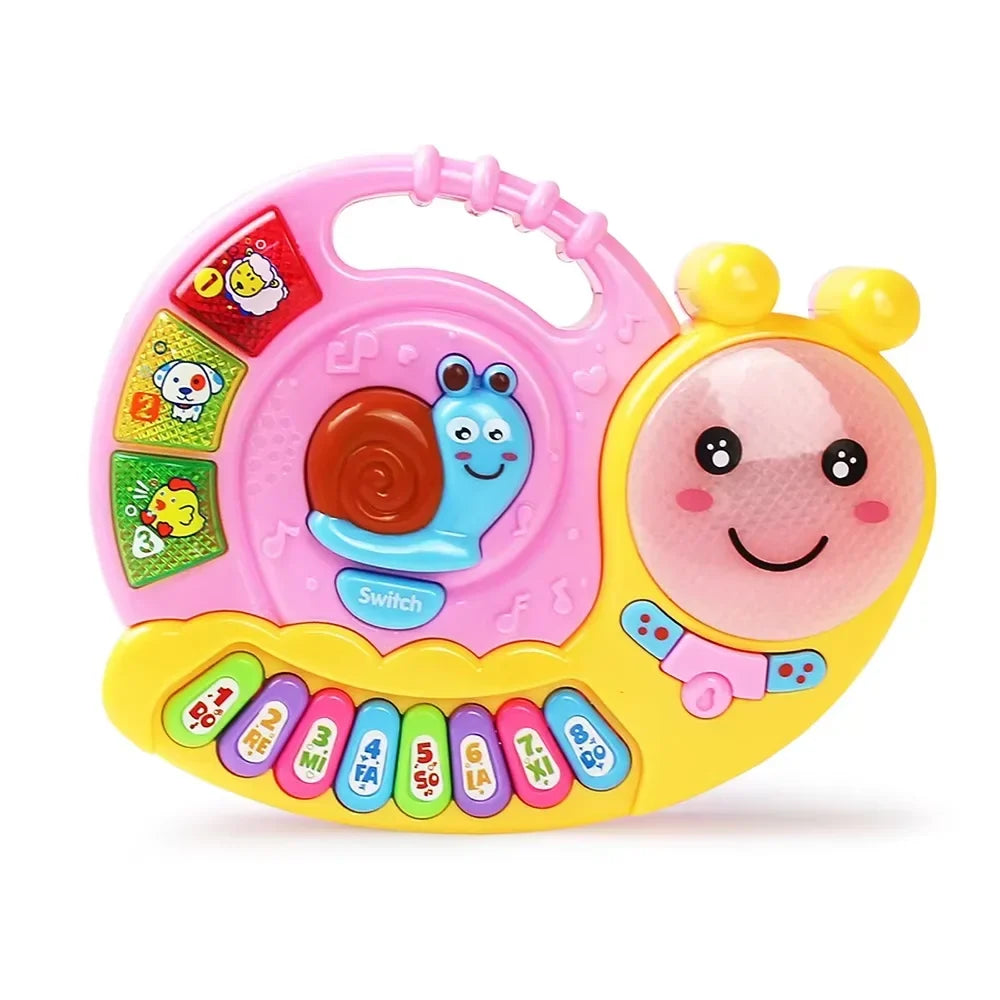 Baby Musical Toy with Animal Sound Kids Piano Keyboard Electric Flashing Music Instrument Early Educational Toys for Children