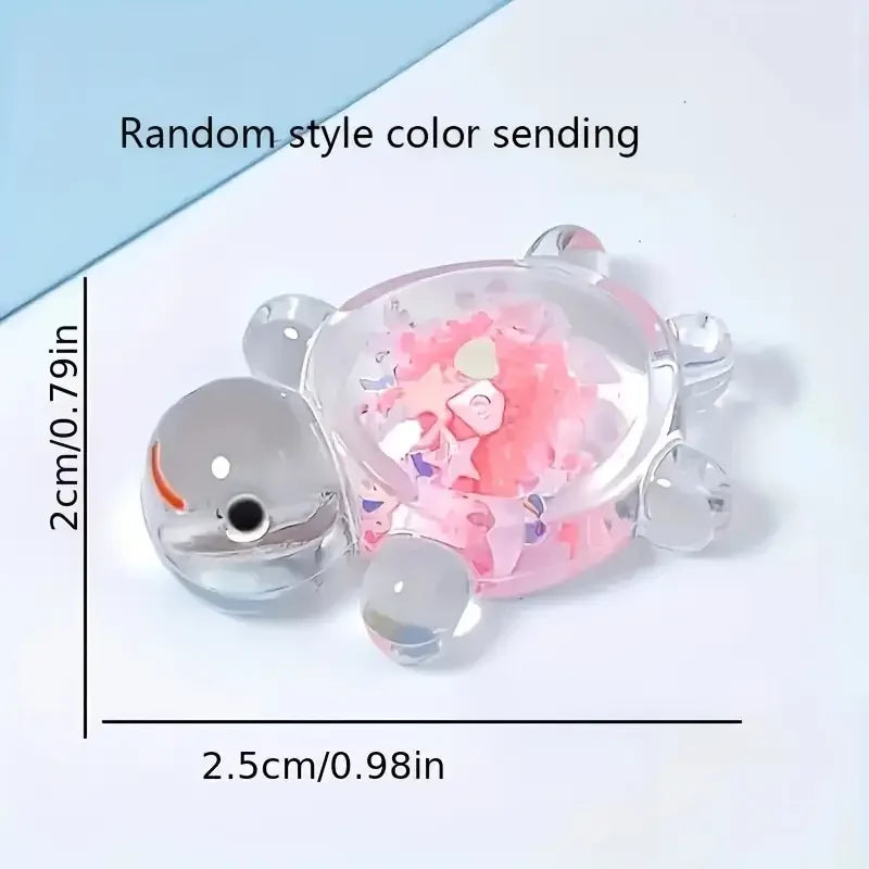 Luminous Mini Sea Turtle Statues Random Selection Ocean Animal Themed Party Decor, Garden Micro Landscape DIY Bead Crafts