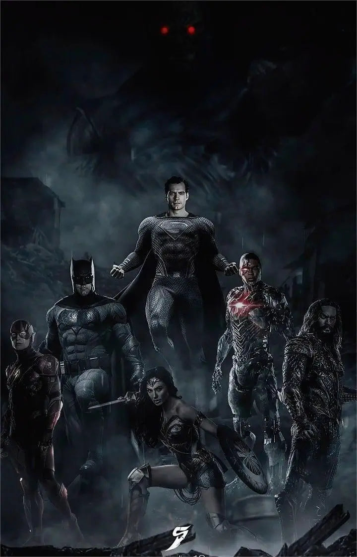 Superman And Batman Superhero Justice League DC Movie Prints Poster Canvas Painting Modern Wall Art For Living Room Home Decor