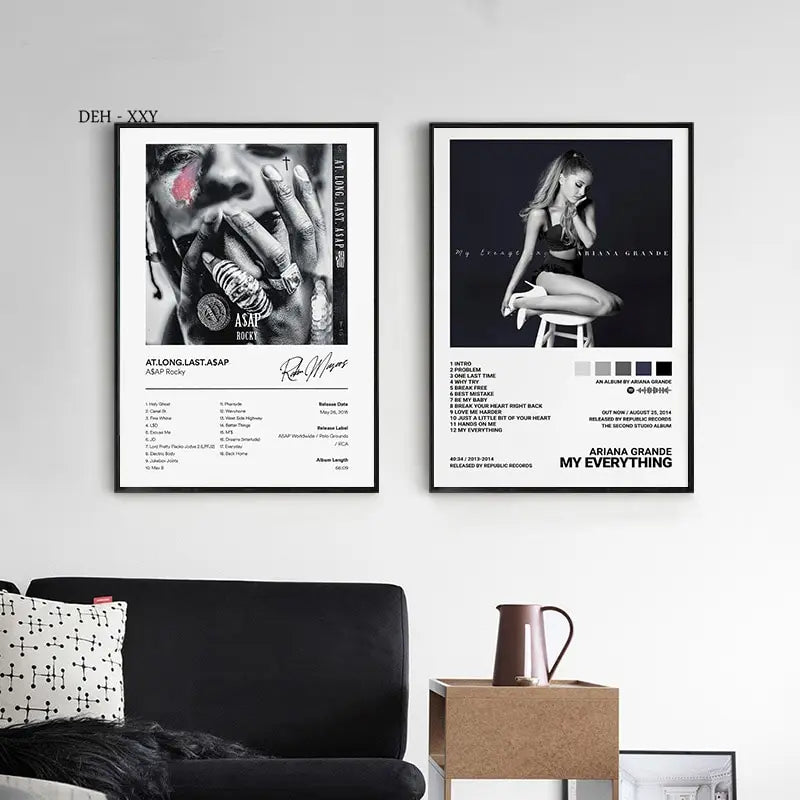 Music Album Covers Poster Gifts Juice Wrld,Tyler Hip Hop Rapper Singer Album Covers Canvas Painting Wall Art Pictures Room Decor
