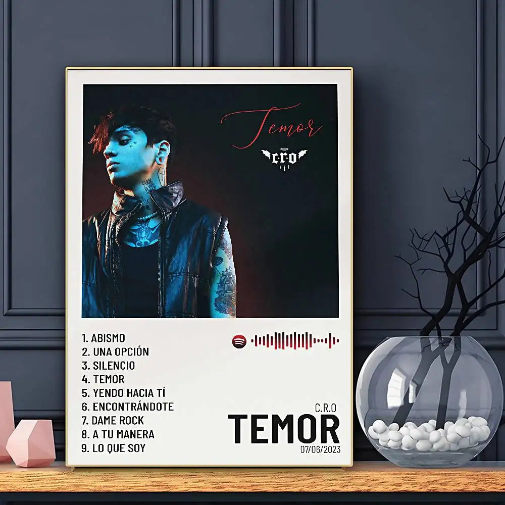 Singer C.R.O Poster HD Art Sticky Wall Waterproof Home Living Room Bar Decoration