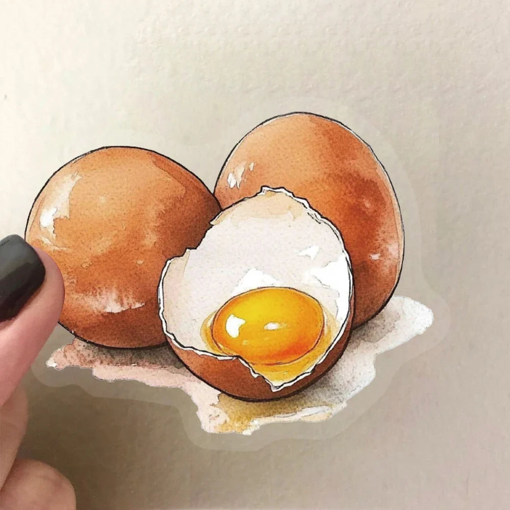 10/30/50pcs Transparent Baking Cartoon Food Aesthetic Stickers Decals DIY Laptop Phone Fridge Diary Decoration Sticker Kids Toys