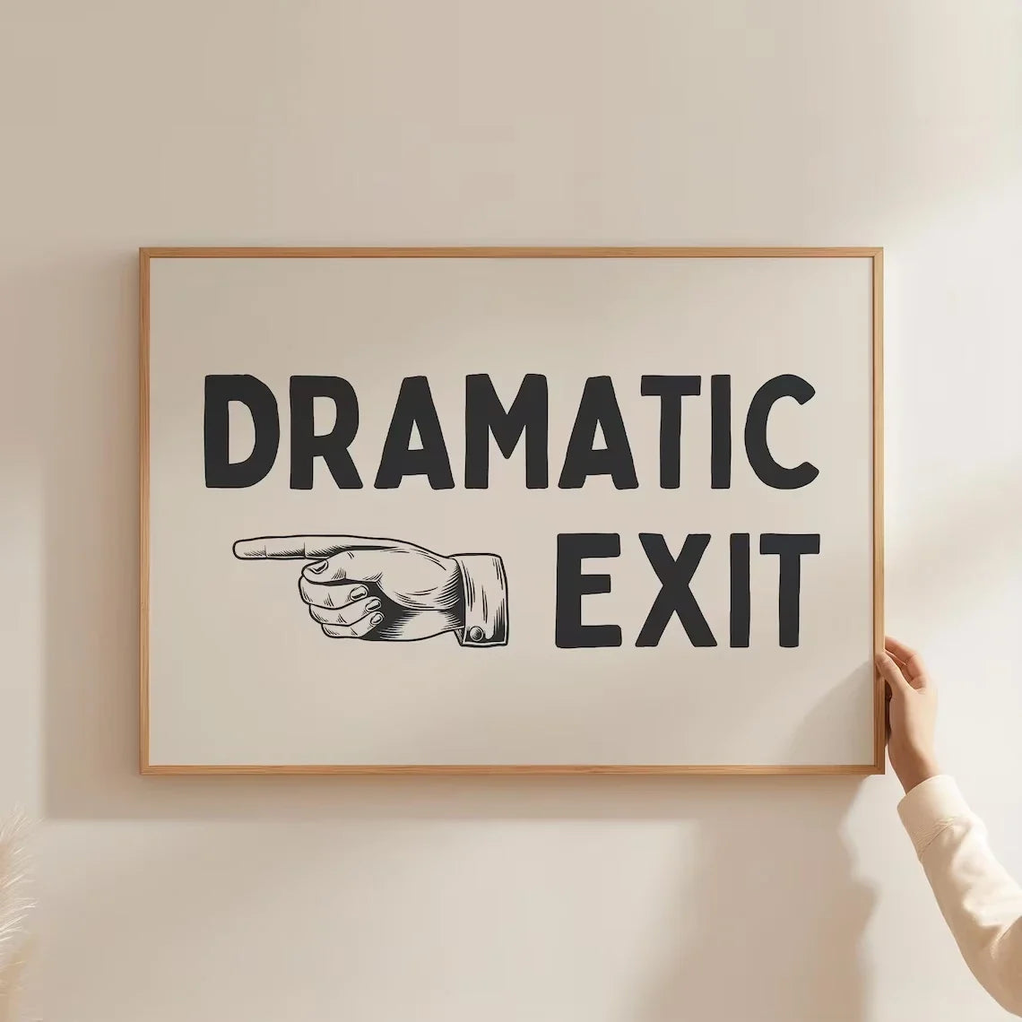 Dramatic Exit Hallway Wall Art Prints Canvas Painting Poster Picture For Living Bedroom Kids Room Home Decor