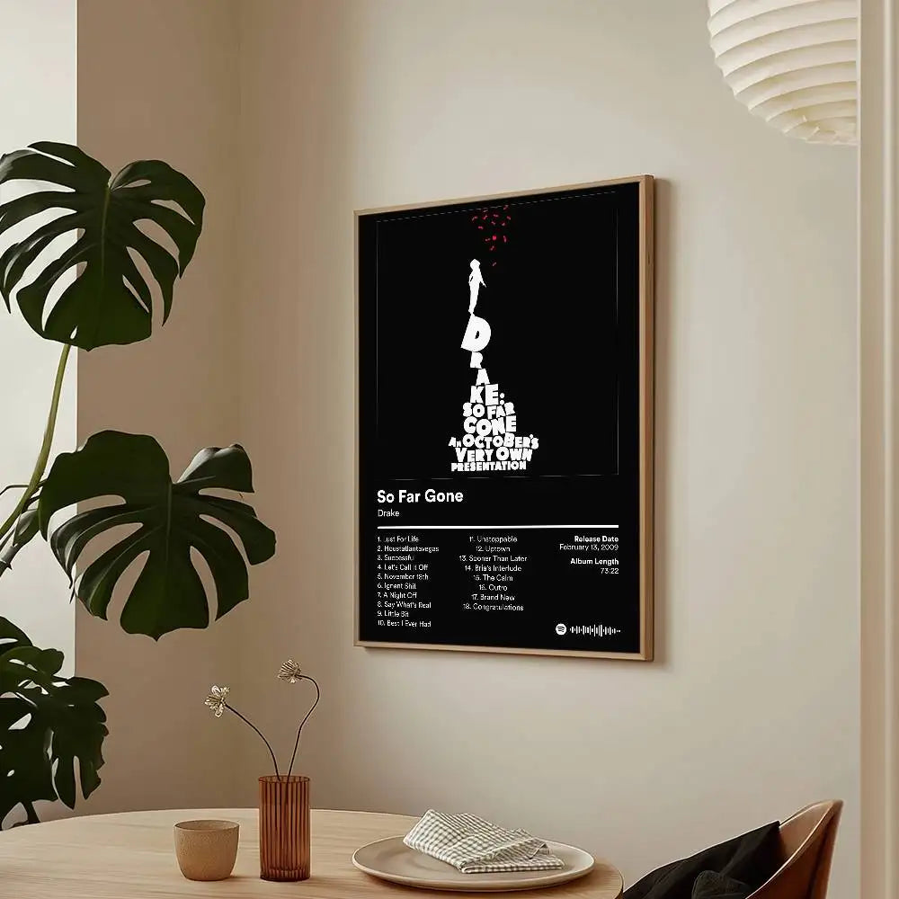 Singer Drake Some Sexy Songs 4 U Hot Album Poster HD Art Sticky Wall Waterproof Home Living Room Bar Decoration