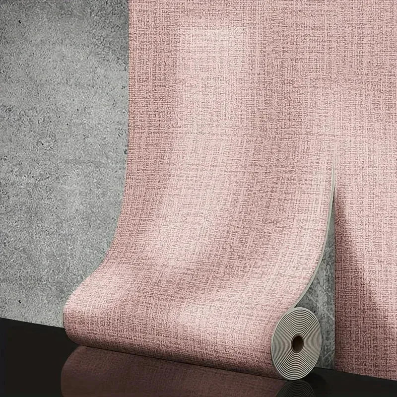 50cm Self-Adhesive Foam Wall Panel Wide 3D Linen PVC Texture Waterproof Soundproof Removable for Living Room Bedroom Home Decor