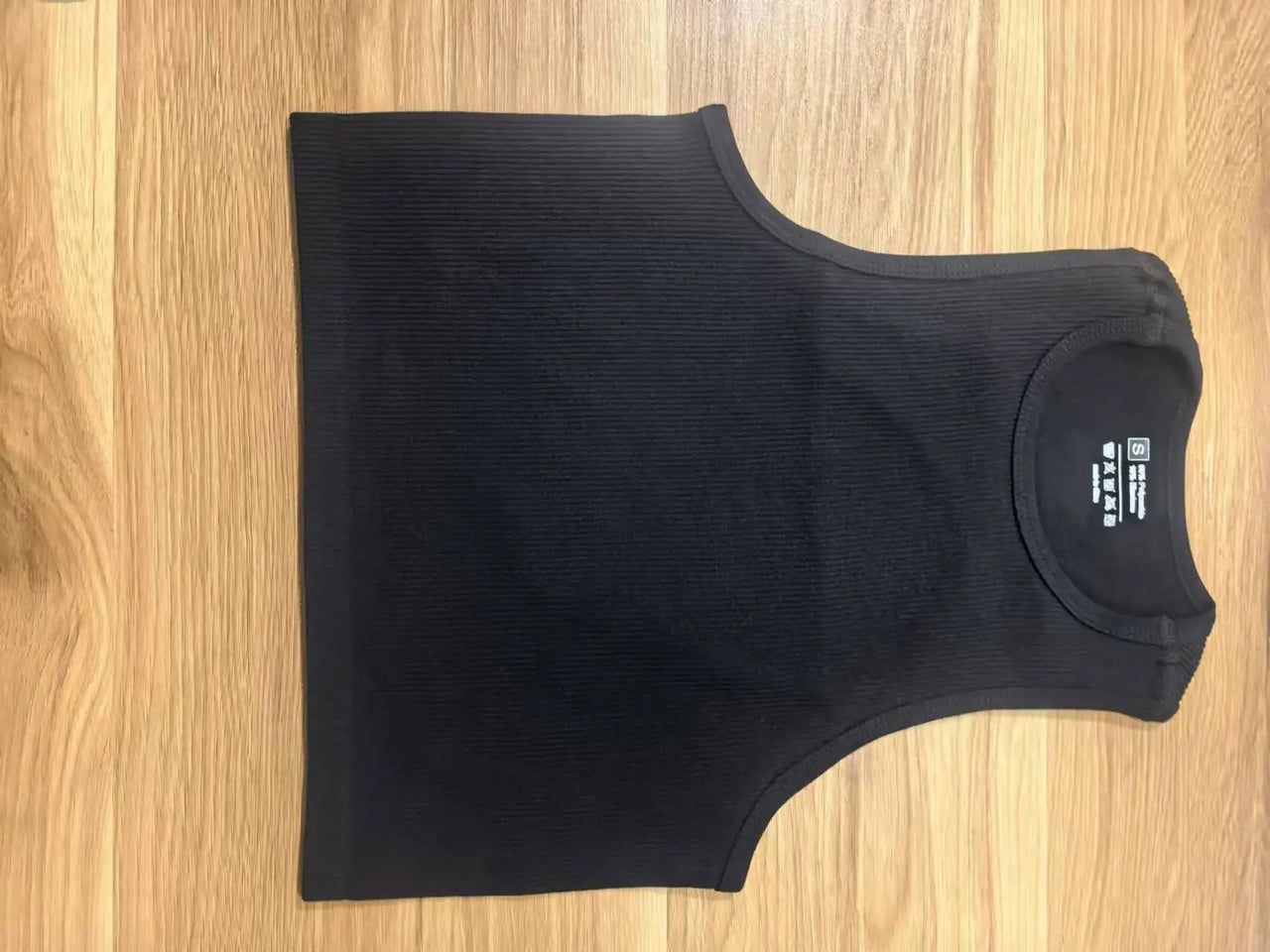 Seamless knitted high-elastic belly-baring yoga vest sleeveless casual sexy ribbed vest nylon quick-drying running fitness sport