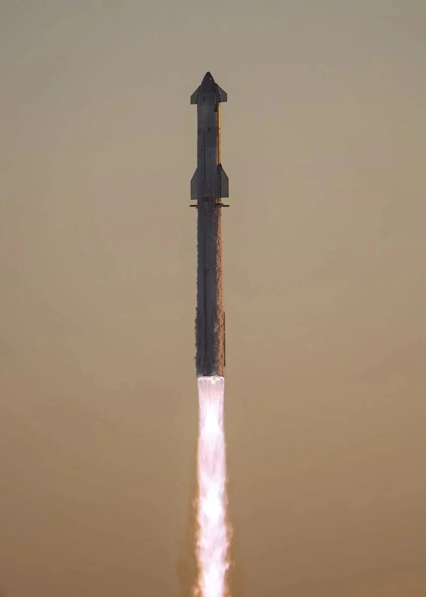 Real Photos of Spacex Starship Prints Canvas Poster Aviation Technology Wall Art Decor Rocket Art Photos Wall Art Decoration