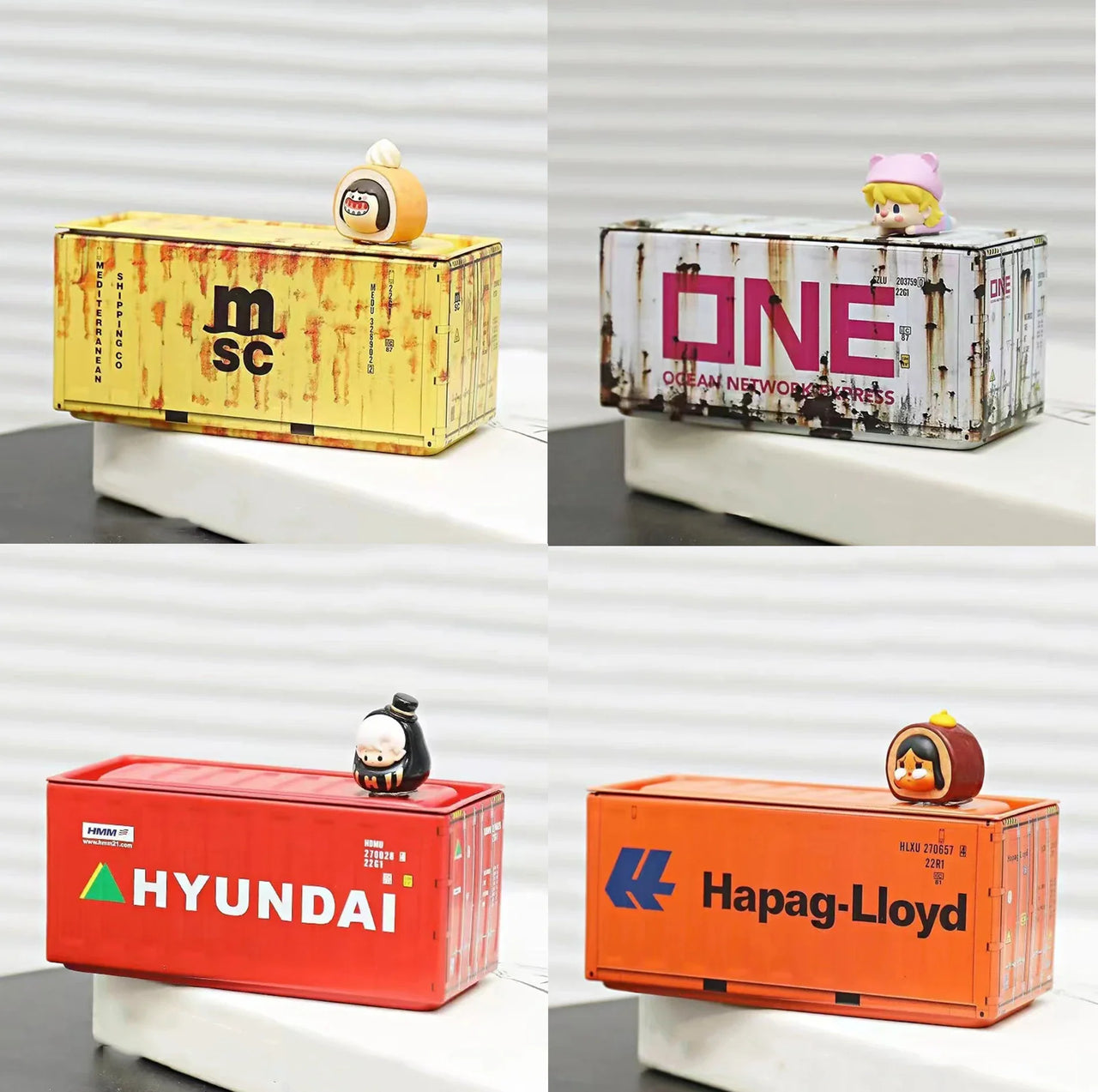 Mini Iron Storage Box Miniature Storage Iron Box Creative Decoration Collect Small Item Desktop Mini Container Model Xmas Gifts