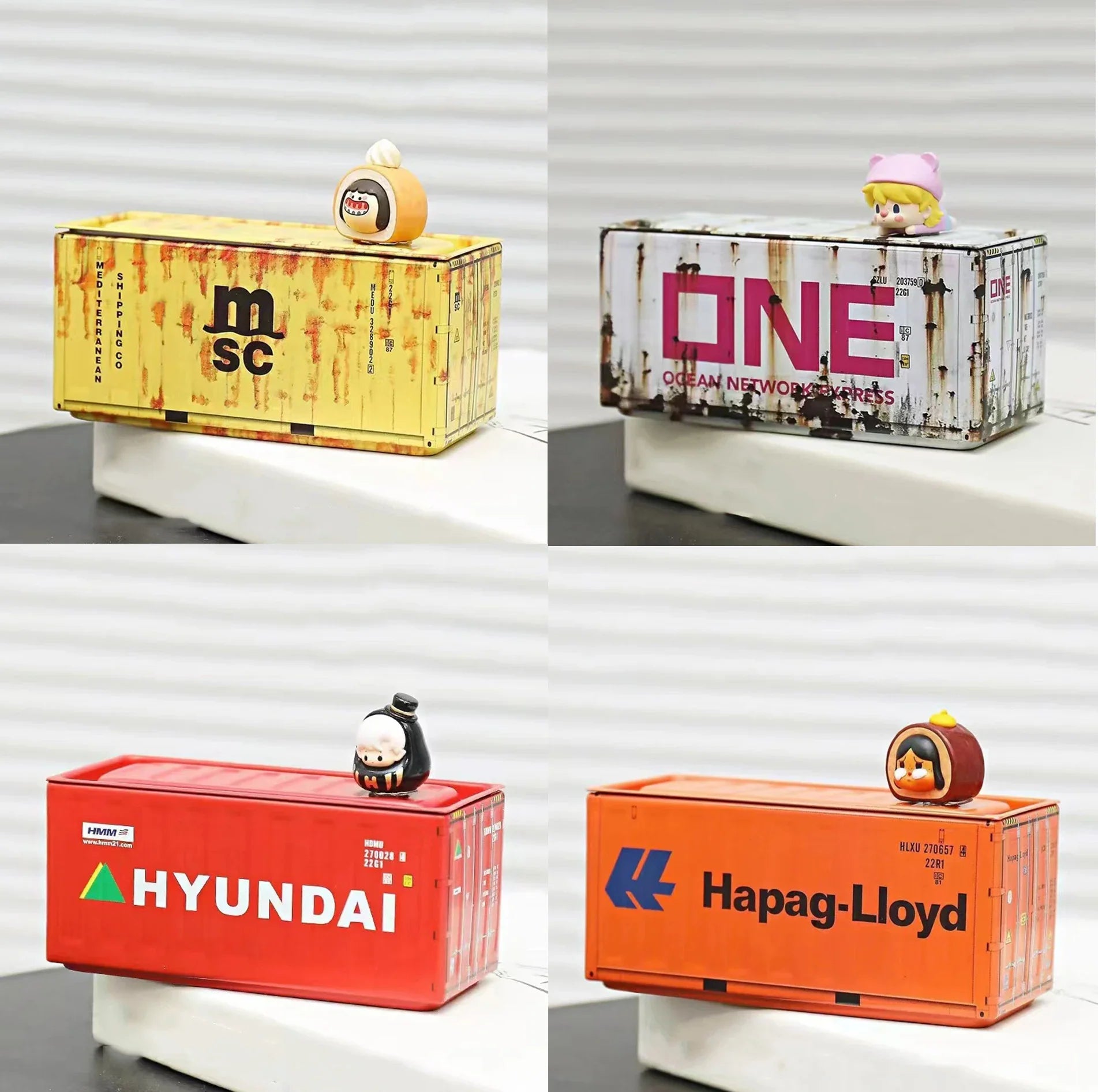 Mini Iron Storage Box Miniature Storage Iron Box Creative Decoration Collect Small Item Desktop Mini Container Model Xmas Gifts