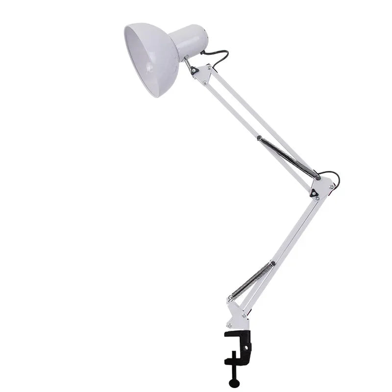 LED Eye Protection Table Lamp Long Arm Folding Clip Lamp Learning Nail Art Embroidery Shooting Work Fill Light Desk Lamp