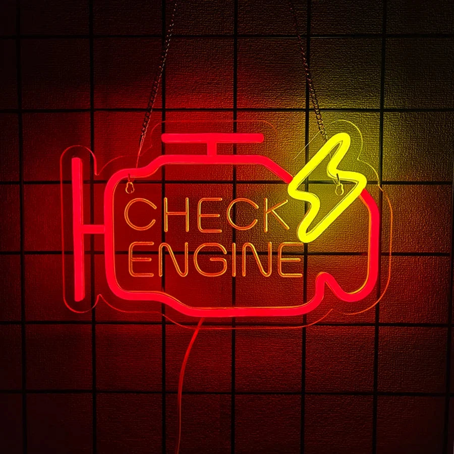 Garage Series Neon Signs, Repair Tool Icons, Usb Powered, Used In Garage, Club, Bar, Parts Store, Man Cave Decor, Easy To Hang.