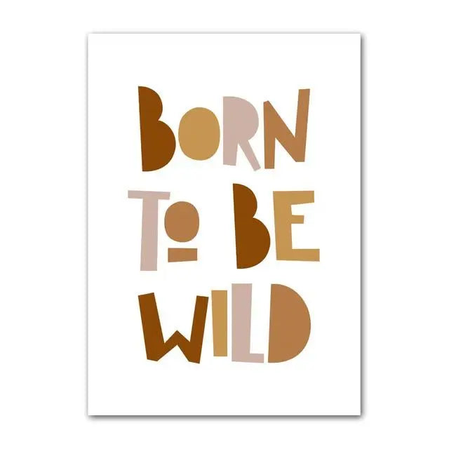 HAKUNA MATATA Art Poster Baby Nursery Canvas Print Lion Animal Painting Tiger Posters Nordic Wall Pictures Kids Room Decoration