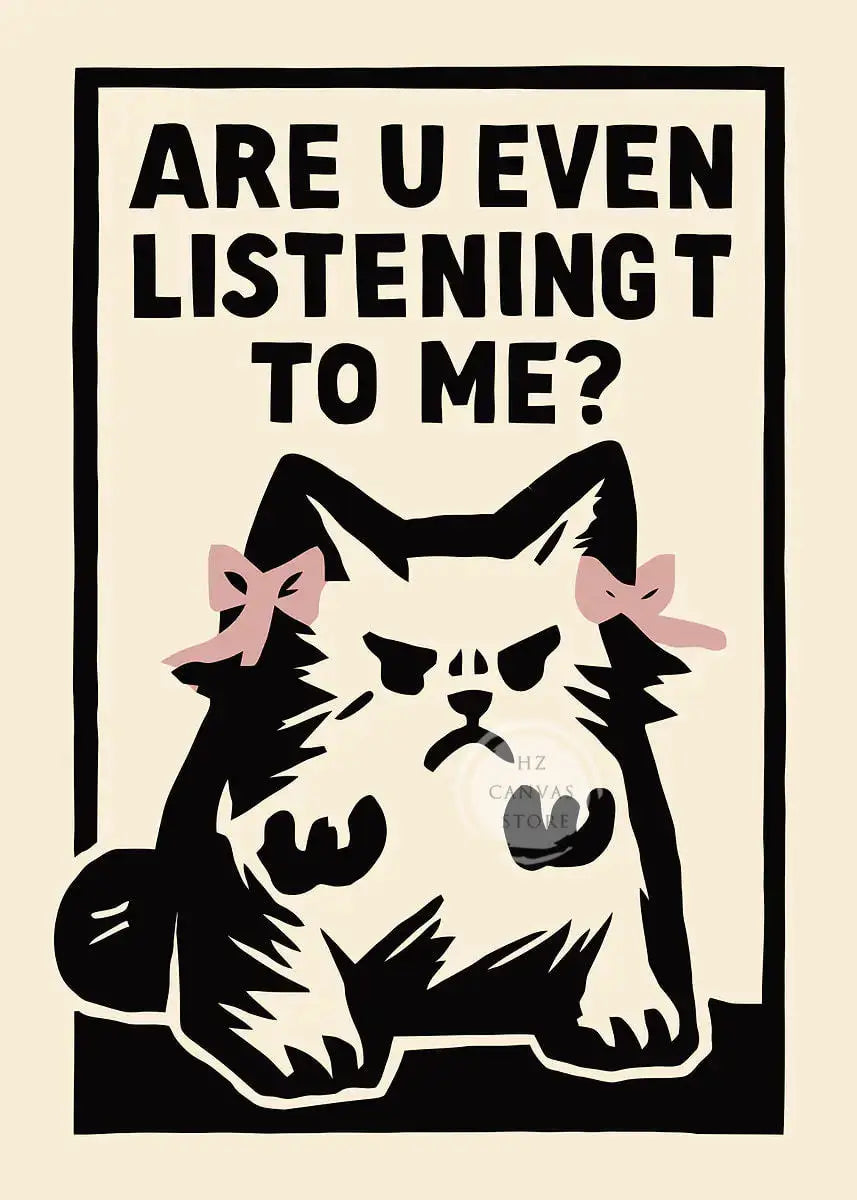 Funny Cat Meme Posters Cartoon Japanese Cat Art Internet Meme Culture Canvas Print Modern Living Room Bedroom Home Decor Gift