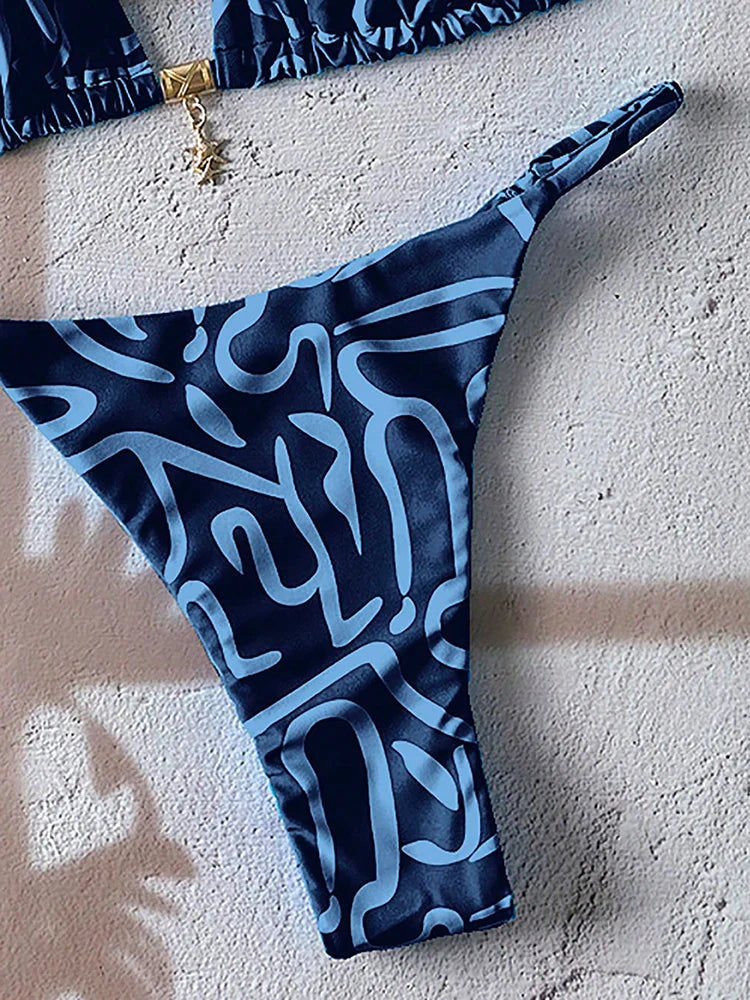 Micro Bikini Women Swimsuit Two-Piece Bathing Suit Woman Swimwear 2026 Sexy Leopard Push Up Thong Bikinis Sets Beachwear Summer