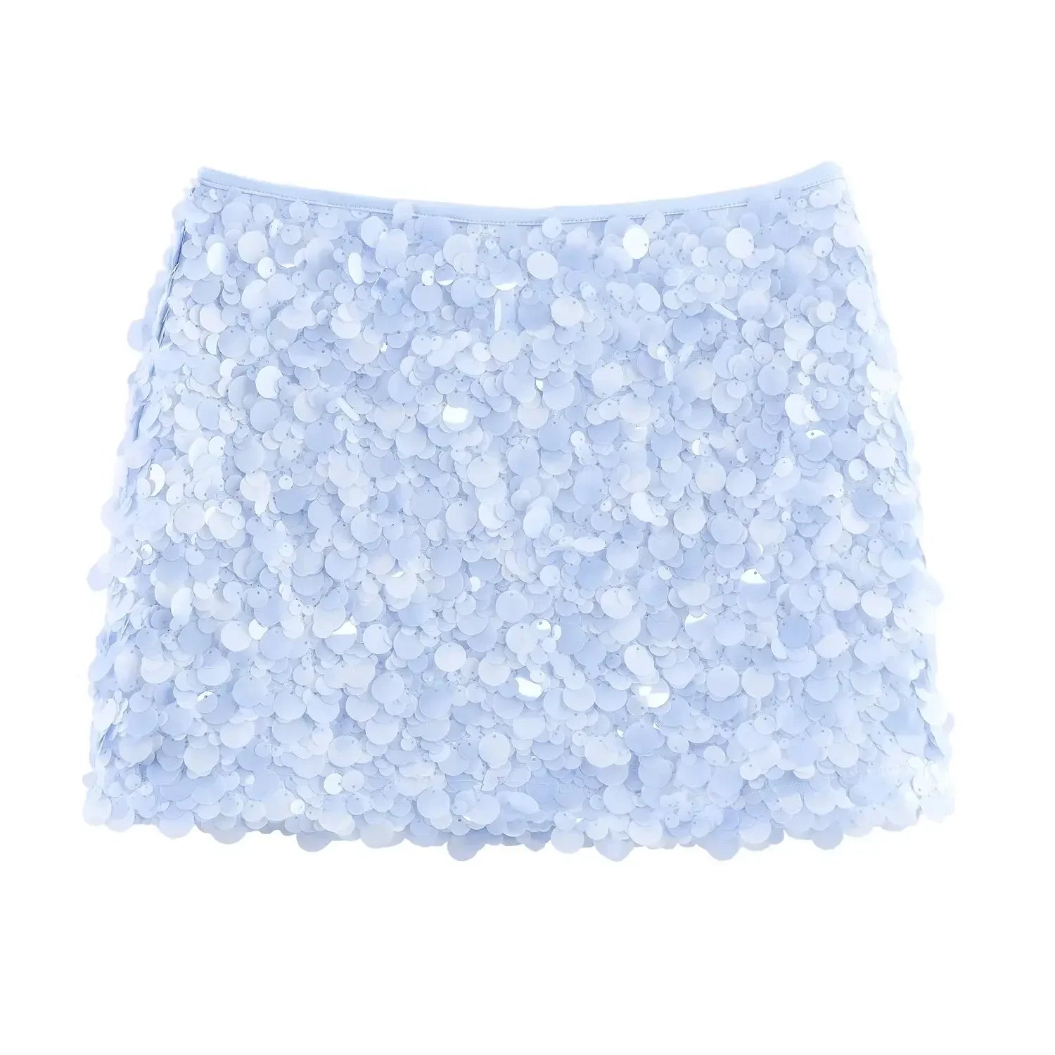 Ladies Sequin Mini Skirt European and American Style Skirt Summer New Fashion Women's Clothing Simple Slim Hip Dress