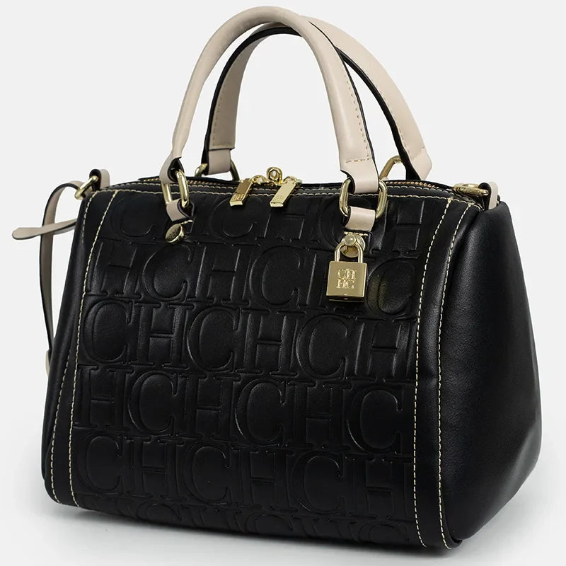 CH New Exquisite Handbag Spring and Summer High-quality Letter Print Multi-Scene Available 2026 Boston Crossbody Bag