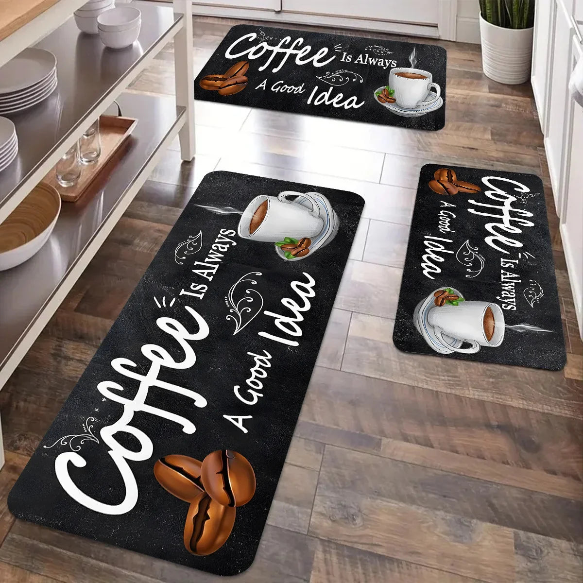 VIKAMA Kitchen Floor Mats, Entrance Door Mats, Laundry Room Long Carpets, Corridor Passageway Floor Mats, Home Decorations