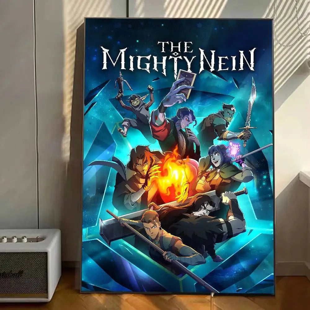 Animation The Mighty Nein Poster HD Art Sticky Wall waterproof Home Living Room Bar Decoration