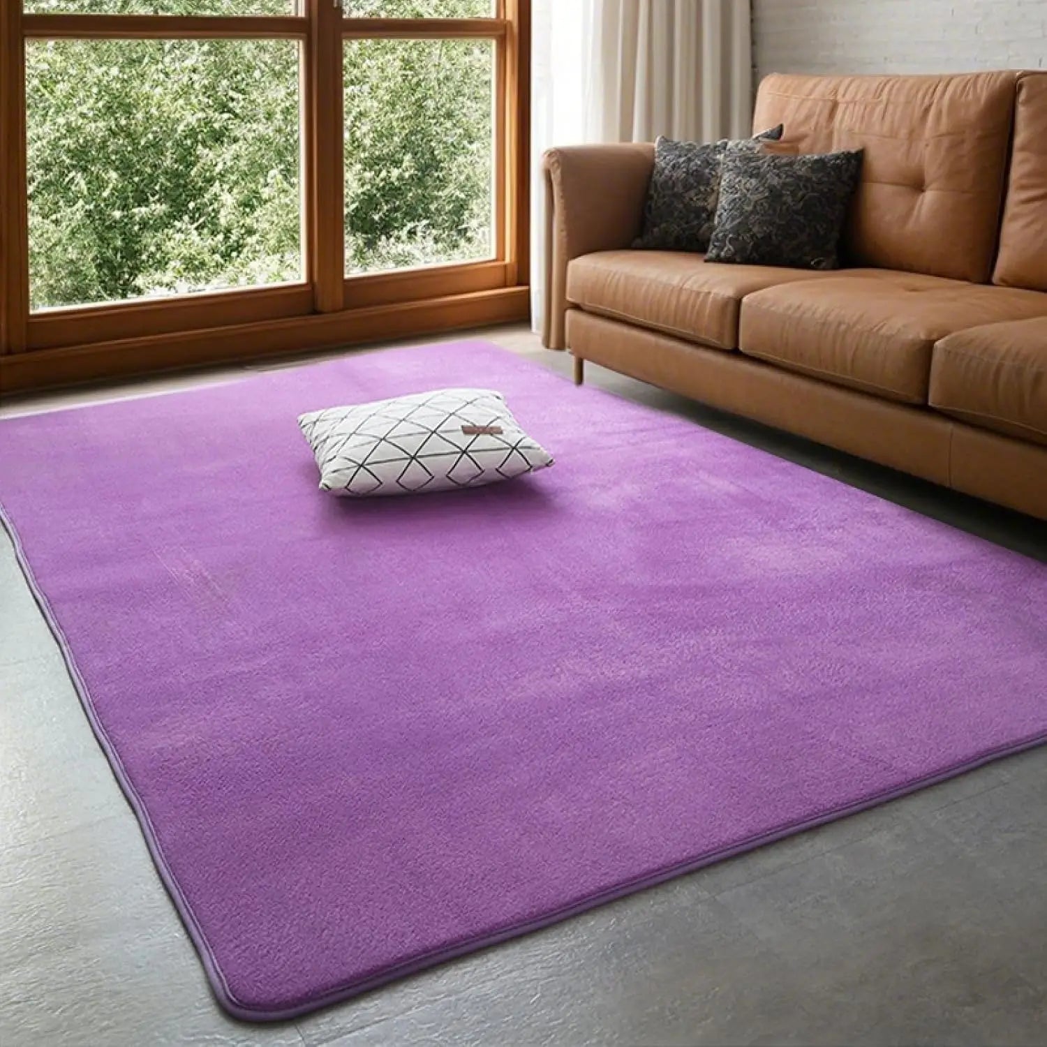 VIKAMA Coral rugs, non-slip low ammunition bedroom living room floor heating in children's room dorm, home decor, electric hot carpet